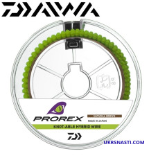 Поводковый материал Daiwa Prorex Hybrid Knotable Wire Brown размотка 6м коричневый